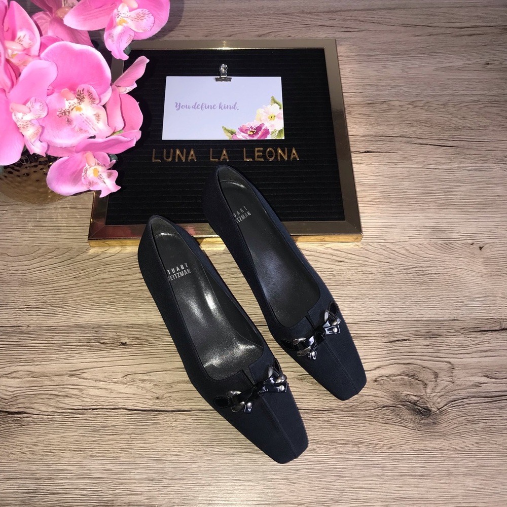 NEW Stuart Weitzman Black Heels, sz 6.5